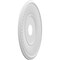 Ekena Millwork Berkshire Thermoformed PVC Ceiling Medallion (Fits Canopies up to 8 3/8"), 19"OD x 3 1/2"ID x 1"P CMP19BE - alternate 2